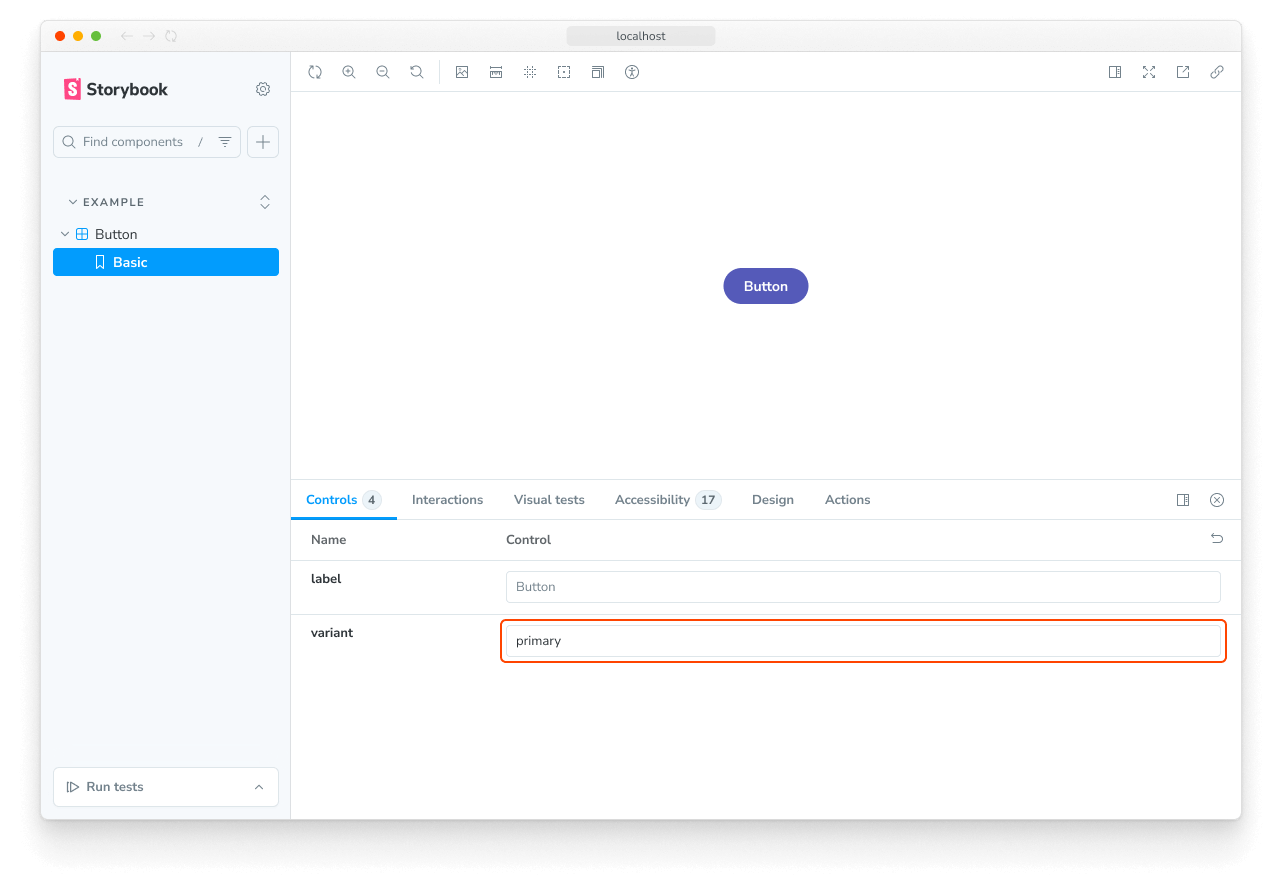 Control using a string